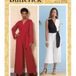 Butterick B6522 commercial pattern for Misses'/Women's Jumpsuit and Sash