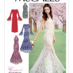 MCCALL'S M7569 MISSES' COLUMN AND TRUMPET DRESSES WITH BODICE AND SLEEVE VARIATIONS