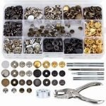 Metal snap fastener