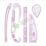 6 set french curves